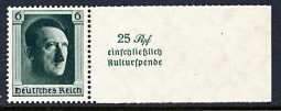 B104a Hitler Birthday Single from Sheet w/Surcharge